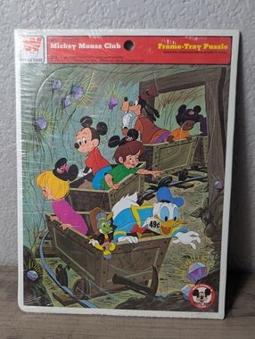 VTG 1977 Walt Disney’s Mickey Mouse Club Whitman Frame-Tray Puzzle - SEALED!